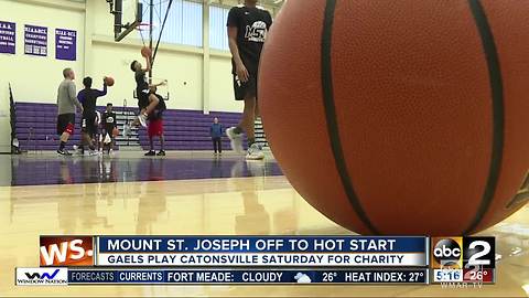 Mount St. Joseph off to hot start, plays charity game Saturday