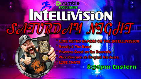 INTELLIVISION Saturday Nite - Live Retro Gaming with DJC