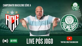 DEPOIS DO JOGO ATLÉTICO-GO 1 X 1 PALMEIRAS. COLETIVA ABEL FERREIRA AO VIVO. #PALMEIRAS.