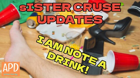 sISTER CRUSE UPDATES I AM NOTE A DRINK!