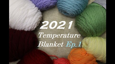 2021 Temperature Blanket || Weatherghan || Crochet