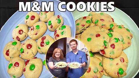 M&M COOKIES, Cookie Recipe