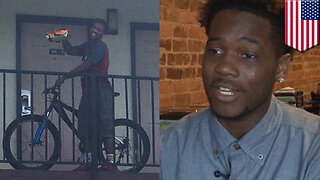 Inspirational stories: Homeless teen bikes 6 hours, sleeps in tent for college - TomoNews