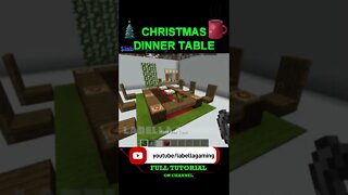 Minecraft: Christmas Dinner Table