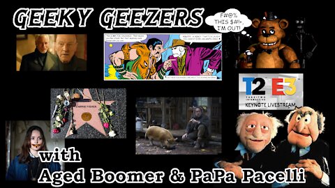 Geeky Geezers - Picard Season 2, Kraven the Hunter movie, Carrie Fisher receives star