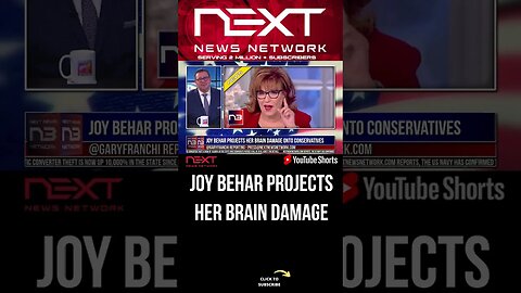 Joy Behar Projects Her Brain Damage onto Conservatives #shorts