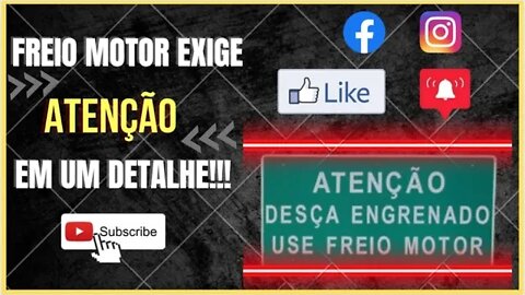 Forçar de mais os freios pode gerar até uma fadiga no equipamento e comprometer a segurança!