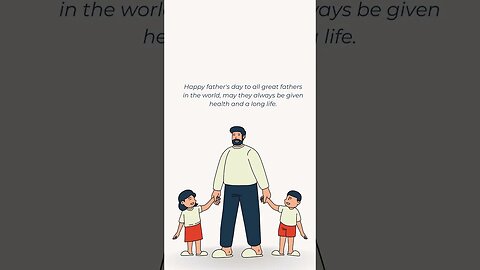 Happy Father's Day June 18 2023 | Watercolor Vector illustration brushes digital art draw sketch
