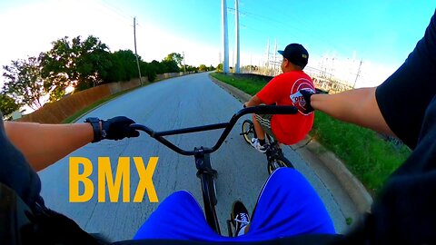 gopro pov street bike ride with My son