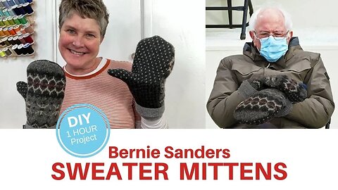 DIY Upcycled Sweater Mittens | Simple Sewing Tutorial