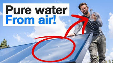 HOW TO DRAW WATER OUT OF THIN AIR