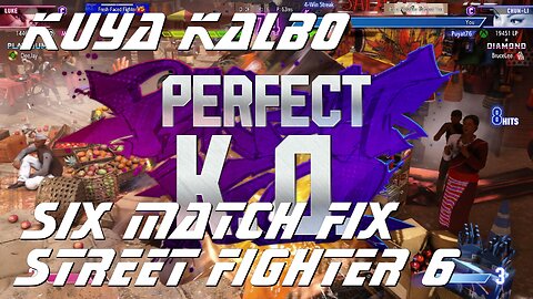 Kuya Kalbo Six Match Fix with Chun Li on Street Fighter 6 as Puyat 03-10-2024 Part 2