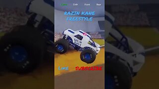 RAZIN KANE freestyle #monsterjam #youtubeshorts #youtube