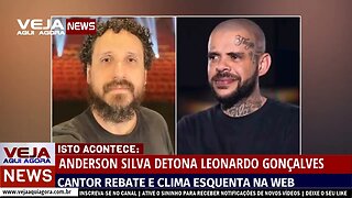 ANDERSON SILVA DETONA LEONARDO GONÇALVES E O CANTOR REBATE O PASTOR E CLIMA ESQUENTA NA WEB
