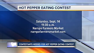 Contestants needed for hot pepper eating contest