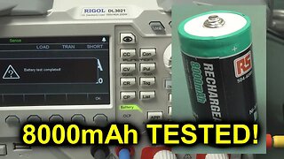 NiMH 8000mAh Capacity Claim TESTED