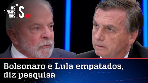 Nova pesquisa contraria Datafolha e Ipec e dá empate técnico entre Bolsonaro e Lula