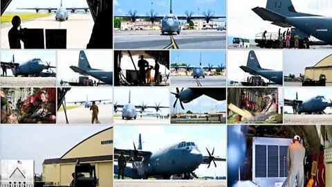 At Yokota Air Base, U.S. Air Force and JGSDF Paratroopers carry out Airlift operations.