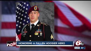 Fallen soldier's body returned home to Columbus, Indiana