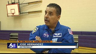 NASA Astronaut Visits Students