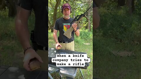 When a knife company tries to make a rifle and fails.