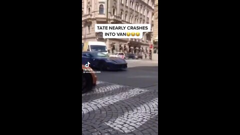 Andrew Tate Almost *CRASHING* His Bugatti