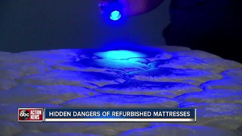 Stains, bugs and body fluids found on ‘sanitized’ refurbished mattresses sold in Tampa Bay stores | WFTS Investigative Report