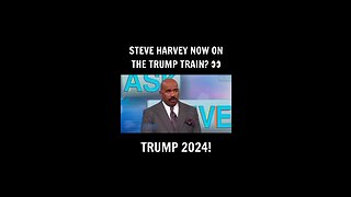 Are you on the trump train? Steve Harvey is! #rumble #steveharvey