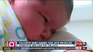 Charlotte, Liam top the list for 2019 baby names