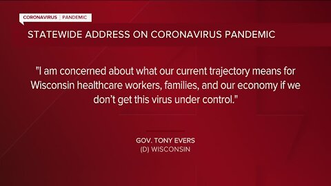 Gov. Tony Evers to deliver statewide COVID-19 address on Tuesday