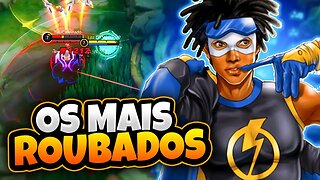 É ISSO QUE ACONTECE QUANDO VOCÊ MONTA UM TIME TODO BUFFADO | MOBILE LEGENDS