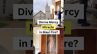 Divine Mercy miracle in Maui fire? Learn the promises of the Divine Mercy Image. #divinemercy