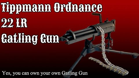 TIPPMANN ORDNANCE GATLING GUN IN 22LR