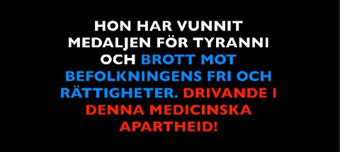 Lena Hallengren ställs som personligt ansvarig av #gravljusupproret TYRANNERI/medicinsk APARTHEID