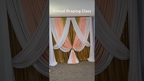 Backdrop with Draping #backdrop #draping #eventdraping