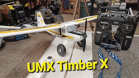 Eflight UMX Timber X with insta 360 go 2 camera