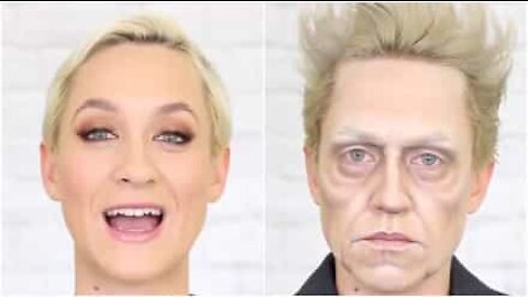 Truccatrice si trasforma in Christopher Walken