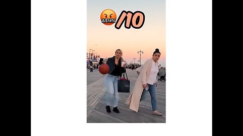 Rating Strangers Shots BEST reaction 🏀😂 Ball