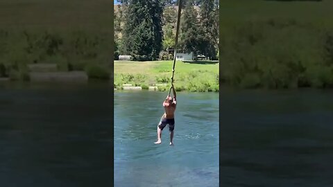 Rope Swing On The Umpqua #shorts