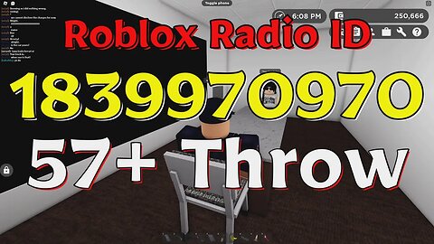 Throw Roblox Radio Codes/IDs
