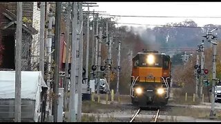 Heavy Haul Of Iron & Pulpwood Behind ELS 503 Northbound.. #trainvideo #trains | Jason Asselin