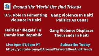 U.S. Role In Haiti Violence, Dominican Republic, Haiti Politics & Violence