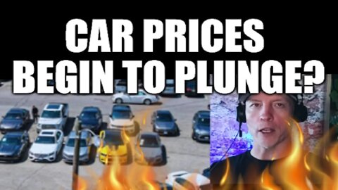 CAR PRICES BEGIN TO PLUNGE? CAR DEALERS PANIC!