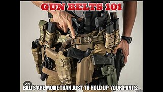 Gun Belts 101