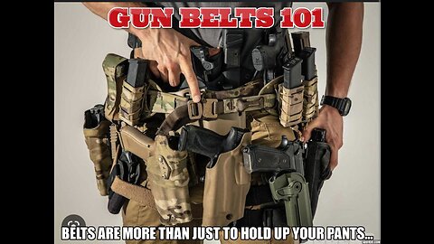 Gun Belts 101
