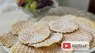 How to make Pizzelle (classic authentic italian cookies)