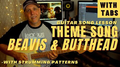 Beavis and Butthead Mike Judge Theme Song for Guitar - With Tabs