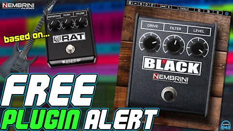 FREE PLUGIN ALERT - Nembrini Audio BLACK (Guitar Distortion Stomp Pedal) 🔥