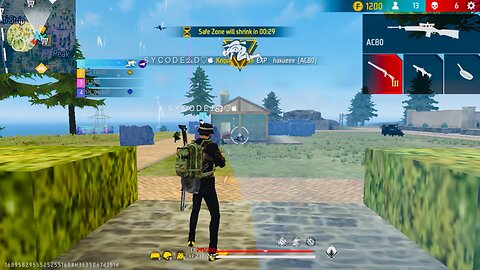 PLAYING TOURNAMENT FREE FIRE 1 VS 4