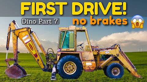 Dynahoe 160 Backhoe First Drive - NO BRAKES [Dynahoe 160 Part 7]